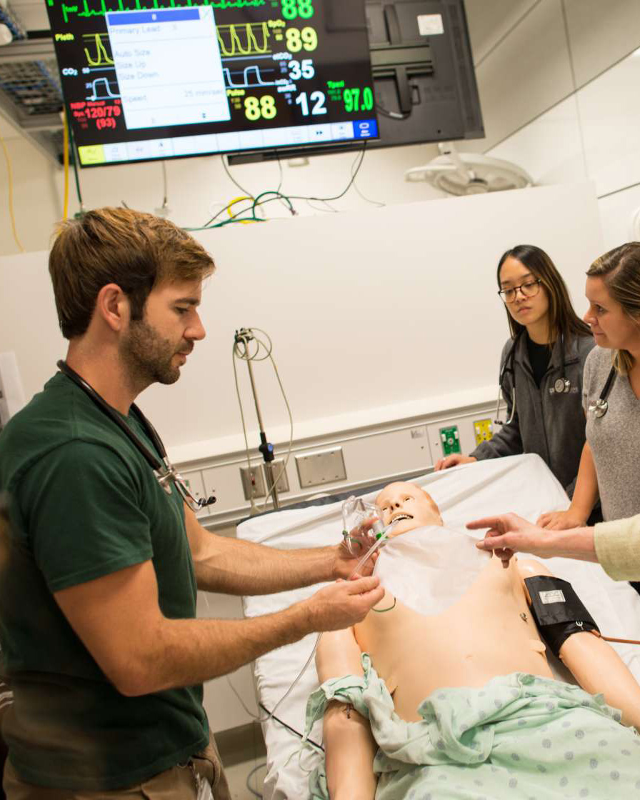 Med Students Learning Medical Procedure